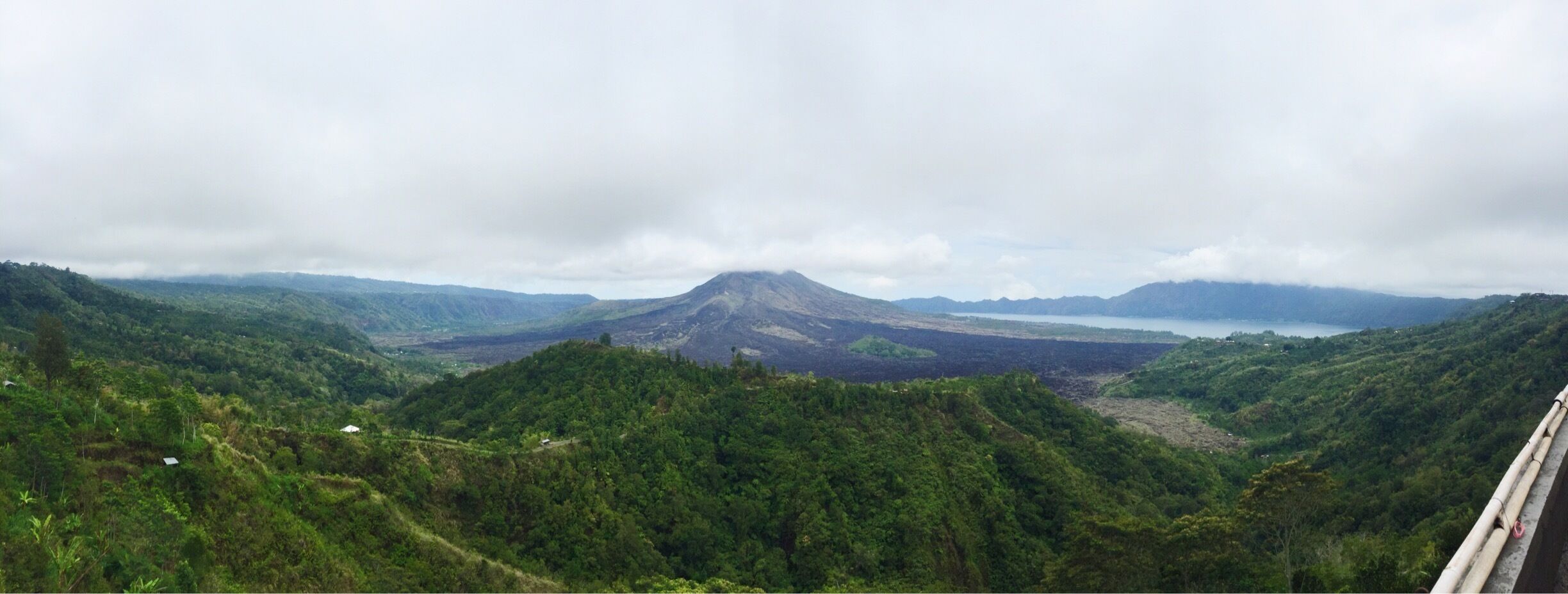 Ticking an item off my bucket list. Stood on the rim of the crater and admired this view of Mt Batur, one of Bali's ACTIVE volcanos! #bali #volcano #bucketlist