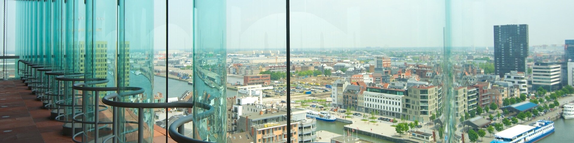 Museum Aan de Stroom featuring interior views, views and a city