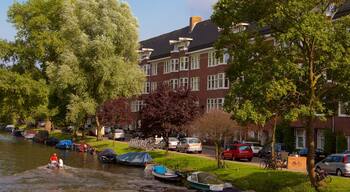 Amsterdam sørøst som inkluderer båter og elv eller bekk