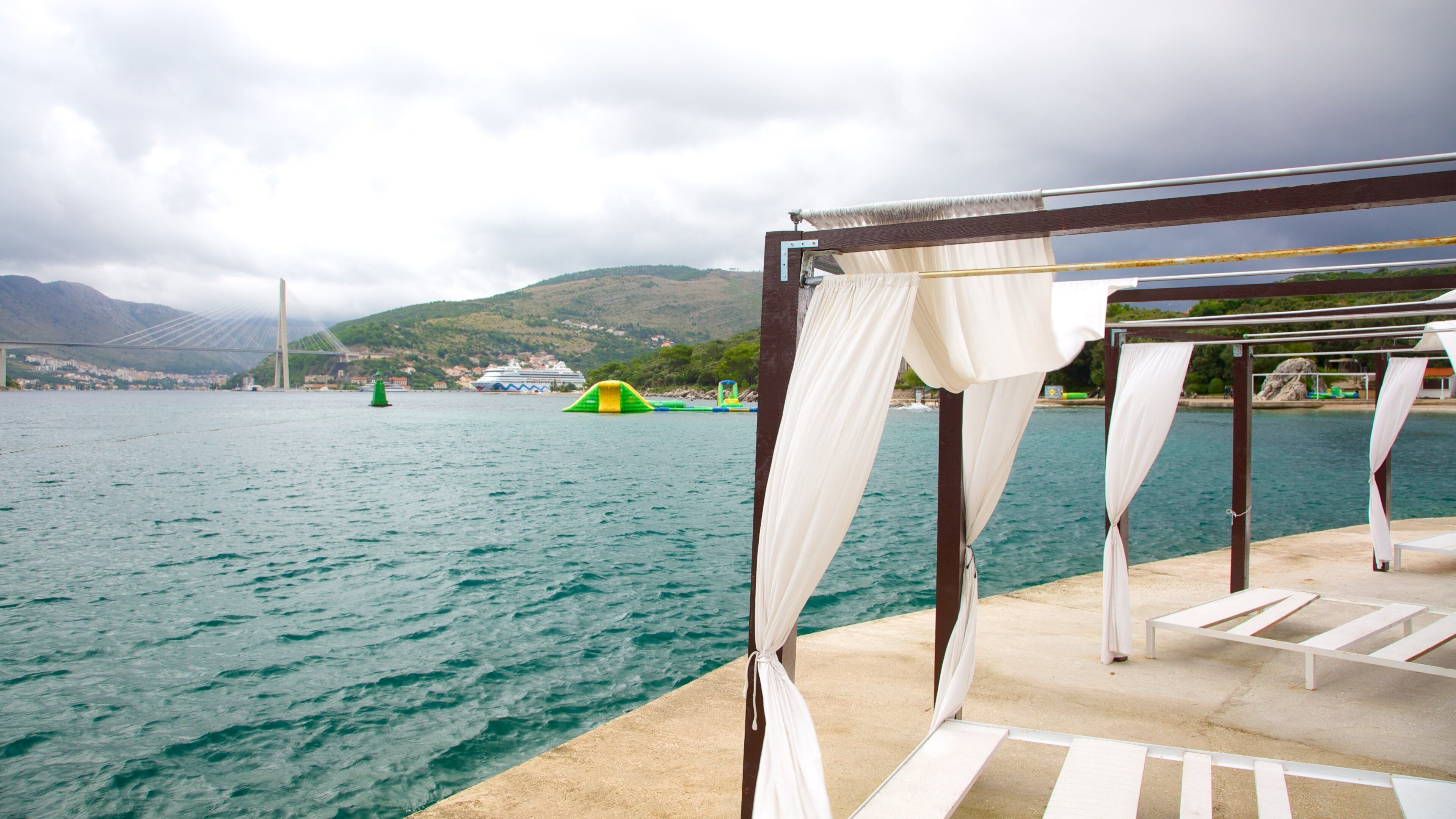 Copacabana Beach featuring a lake or waterhole