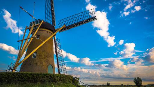 windmill in the netherlands, Ridderkerk (public domain)