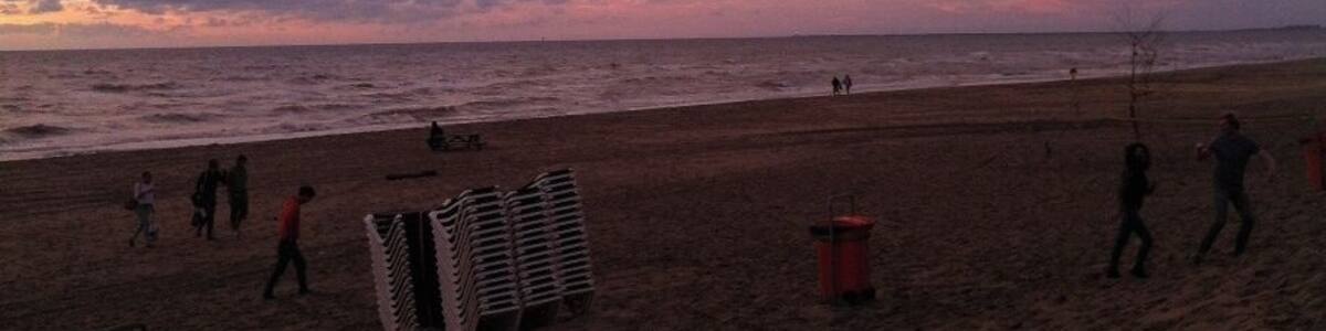 Bloemendaal Beach on the North Sea shore. Pleasant, peaceful & fun. especially when there is a cool Luminosity festival going there... x