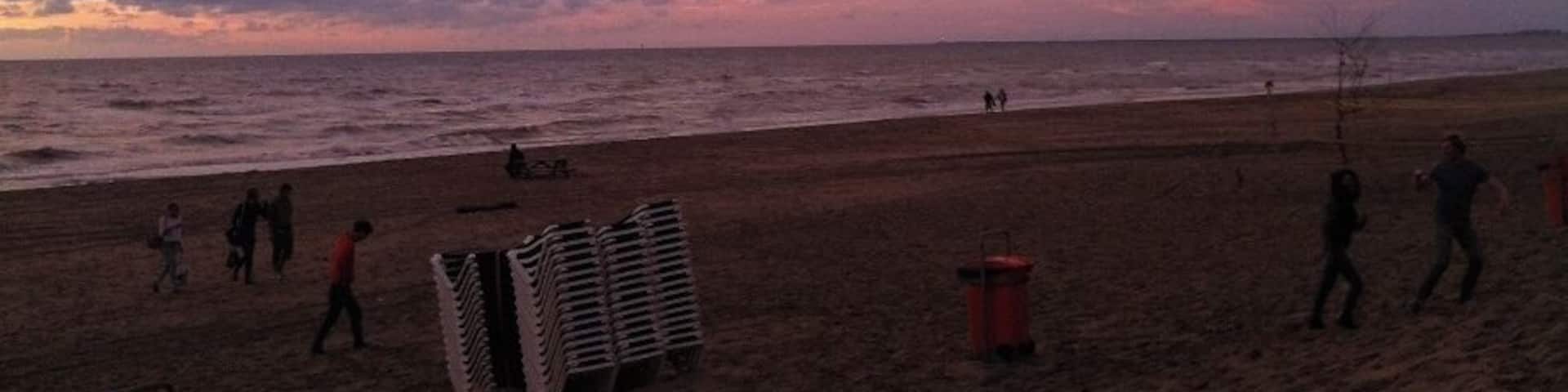 Bloemendaal Beach on the North Sea shore. Pleasant, peaceful & fun. especially when there is a cool Luminosity festival going there... x