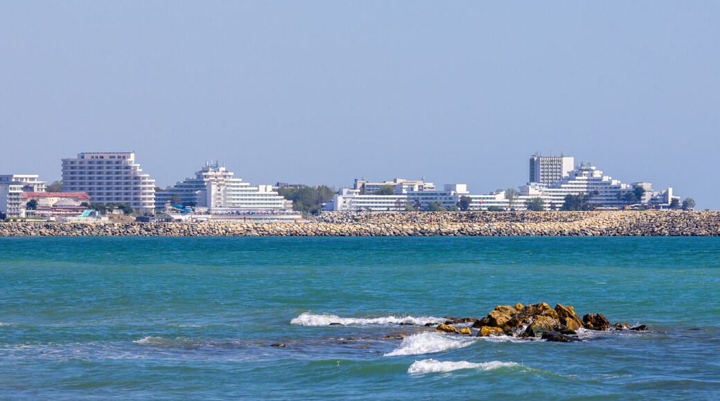 Landscape with Cap Aurora resort in Constanta county - Romania. It is a resort on the Black Sea