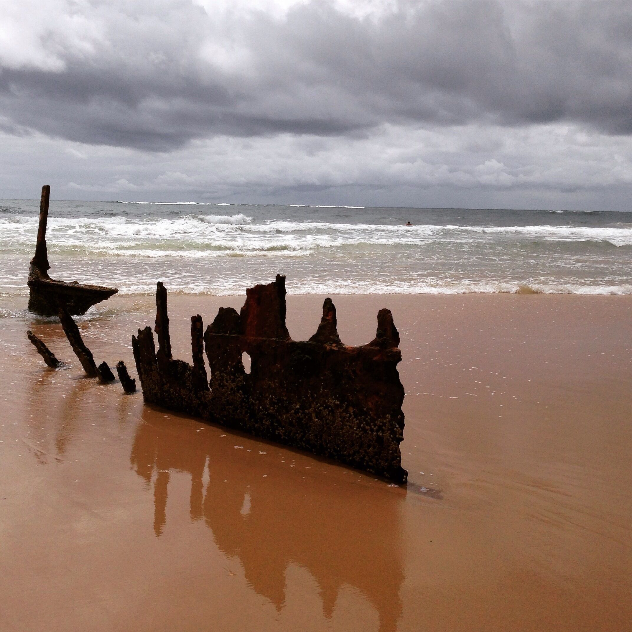 Even a stormy day is a good day for walk on the beach # beach