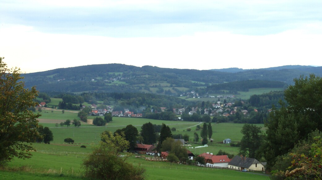 Countryside around Michalov, part of the town of Stachy, South Bohemian Region, CZ