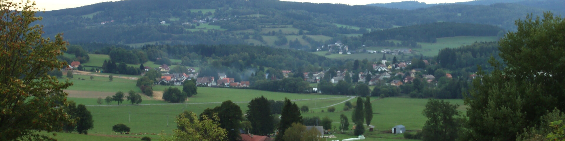 Countryside around Michalov, part of the town of Stachy, South Bohemian Region, CZ