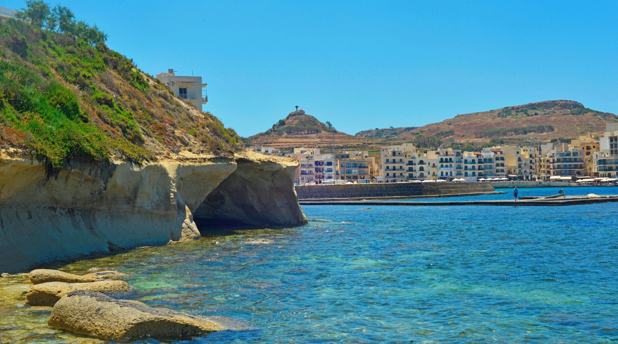 A beautiful yet slightly trecherous walk from Marsalforn to Ramla Bay reveals many sceenic views along the coastline
