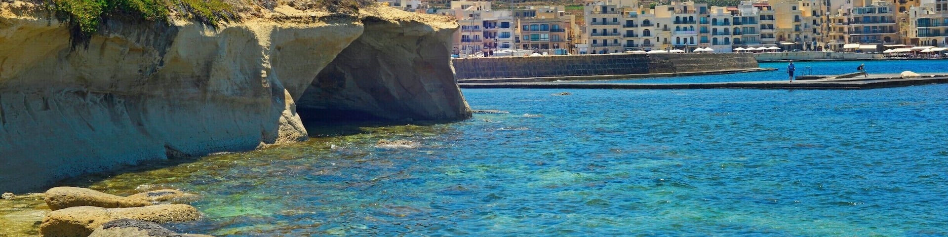 A beautiful yet slightly trecherous walk from Marsalforn to Ramla Bay reveals many sceenic views along the coastline