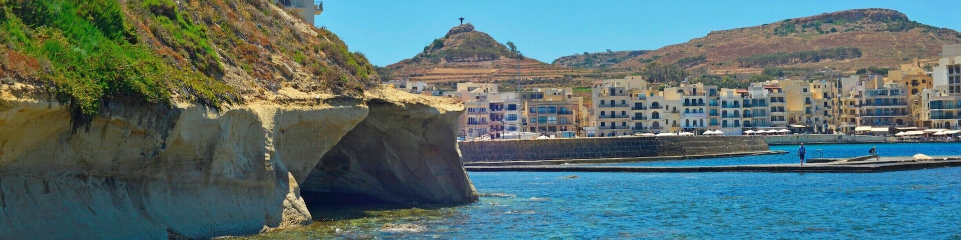 A beautiful yet slightly trecherous walk from Marsalforn to Ramla Bay reveals many sceenic views along the coastline