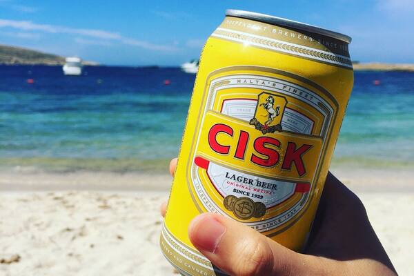 Don't ever settle in the Blue Lagoon once you landed from the boat! Hike 10 min to Santa Maria Bay to enjoy a can of Cisk and the 'private' beach that no one is blocking your view! #LifeAtExpedia