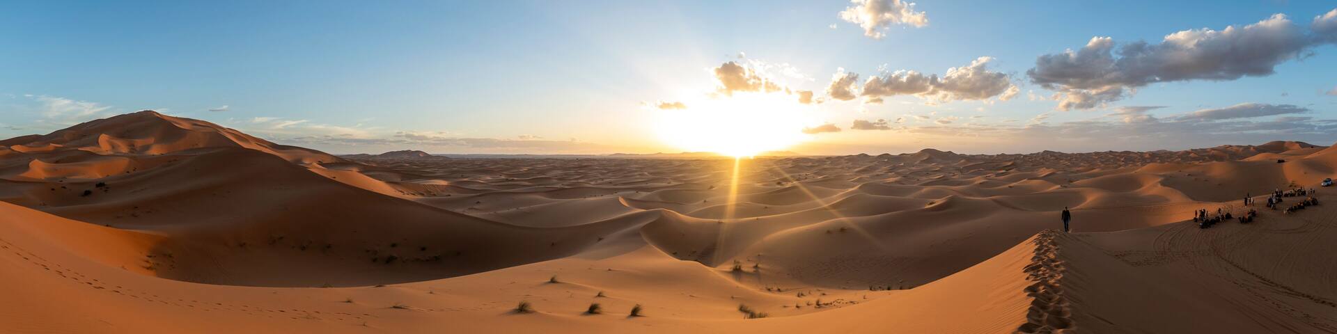 exploring the Saraha desert in Morocco