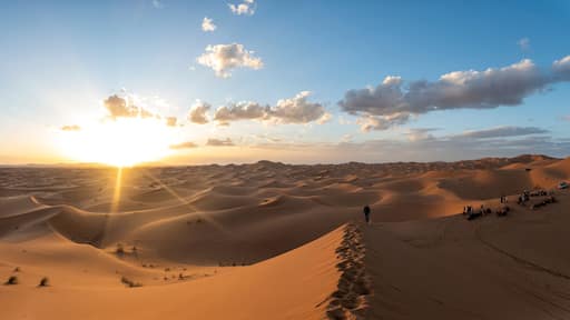 exploring the Saraha desert in Morocco