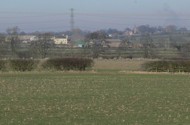 View north towards Peckleton in Leicestershire