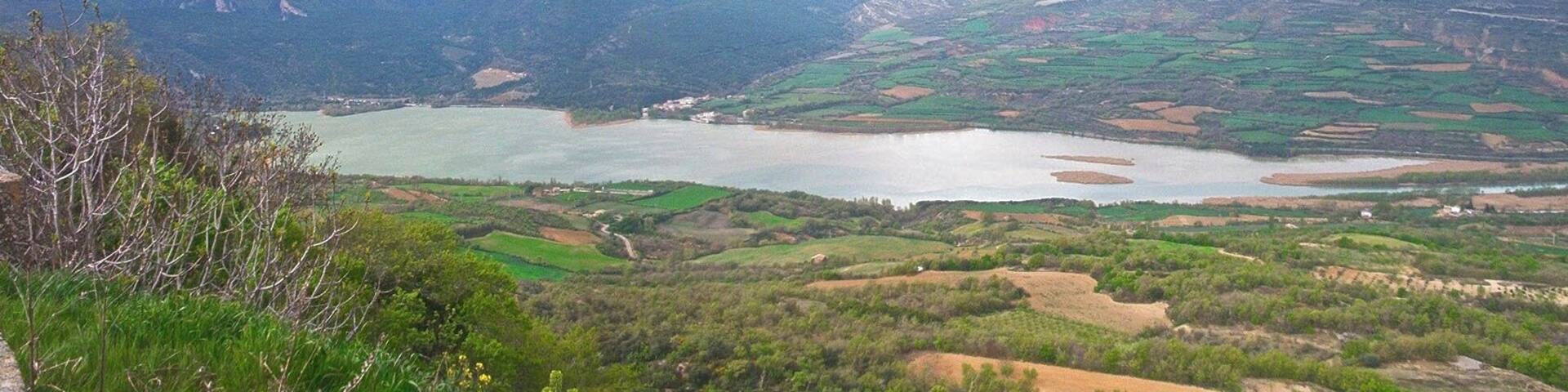 L'embassament de Terradets des de Llimiana