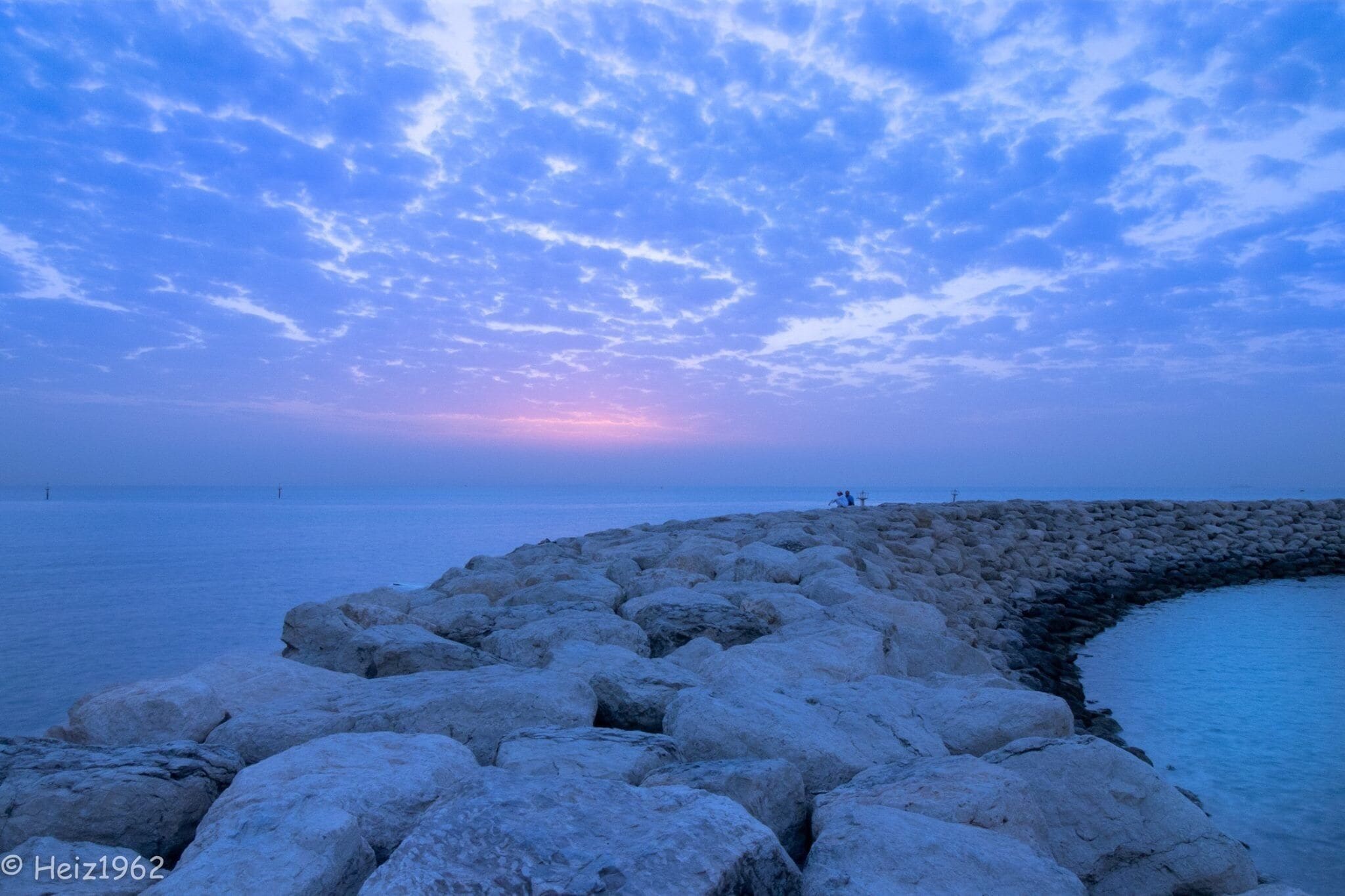 Breaker rocks at Sunrise