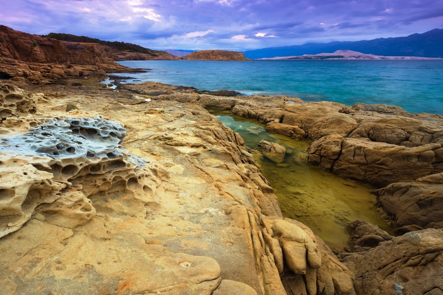 Landscape in Croatia, Rab, Lopar