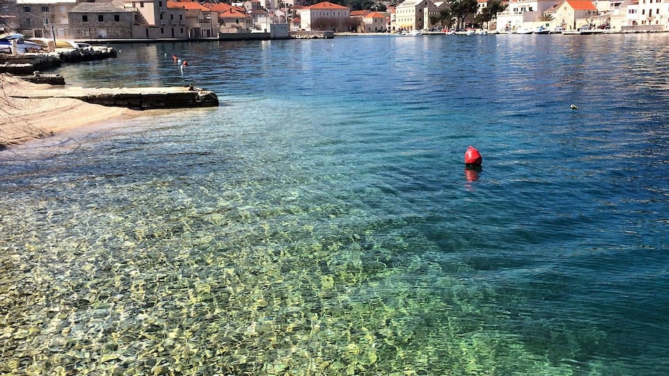 Takin a #roadtrip on the island of Brač and found this little gem called Milna 😍