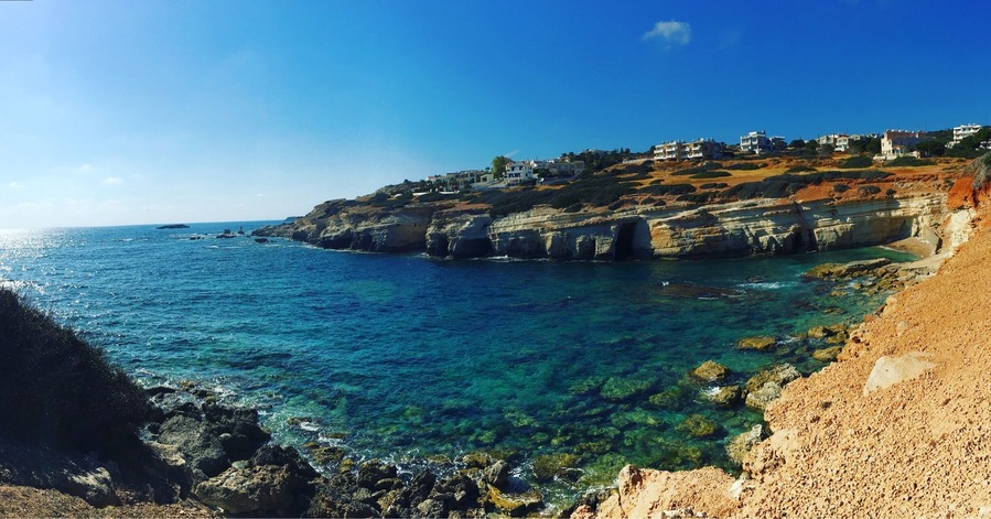 Located in Peyia, at the southern most part of the Akamas peninsula, the sea caves are a scene of stunning natural beauty. The caves are formed in the limestone cliffs by waves and rolling rocks and stones. The crystal clear waters display the hidden boulders and sea life below. Some caves reach up to 20 metres in height at the highest points. Due to the erosion from sea and wind, some caves have already begun to collapse in on themselves.