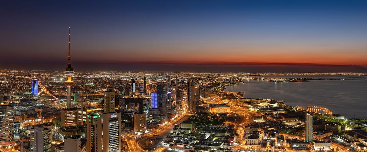 Panoramic view of Kuwait City