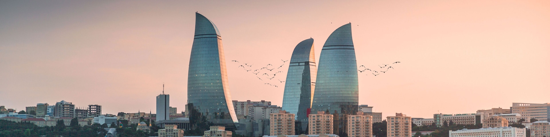 Baku the capital of Azerbaijan, Shutterstock ID 1177119193, Purchase Order: SP-1922, Order Number: SP-1922 MeSo Azerbaijan 2019 Campaign, Client/Licensee: Expedia Media Solutions, Other: Brianna Spand