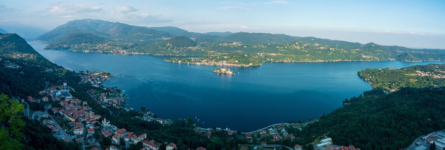 The shore of Orta Lake