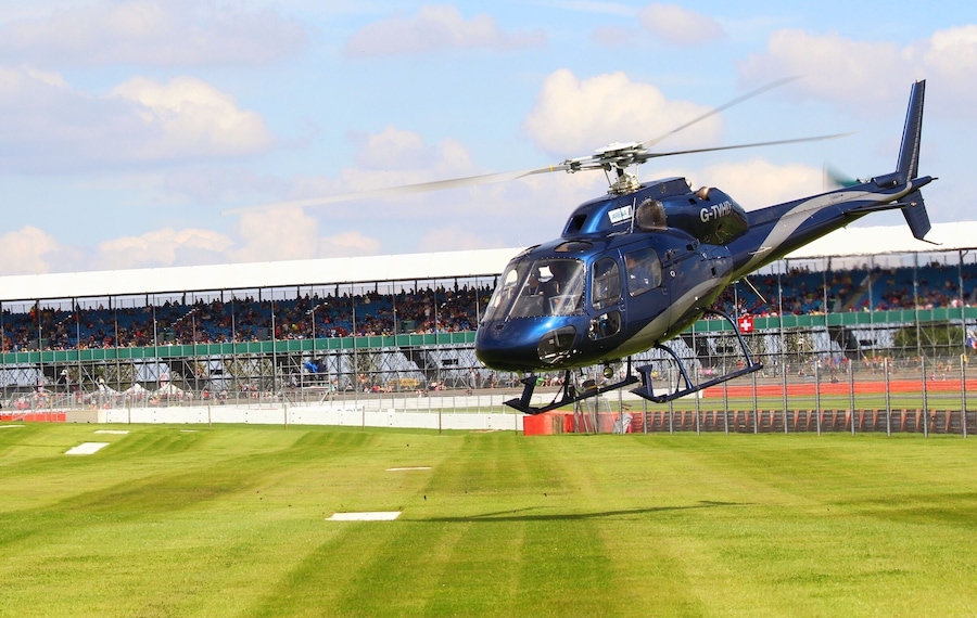 Taken at British Moto GP media helicopter