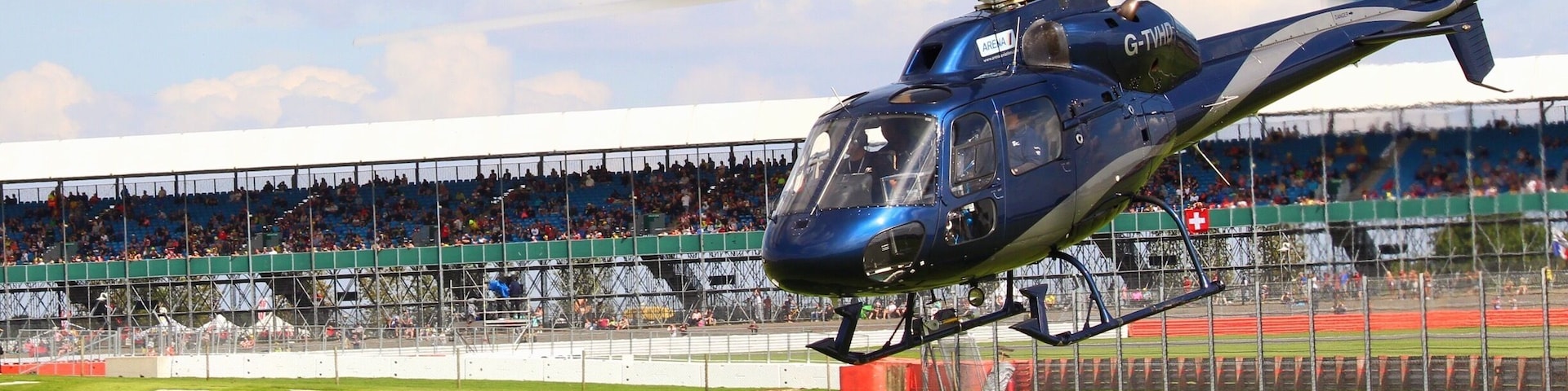 Taken at British Moto GP media helicopter