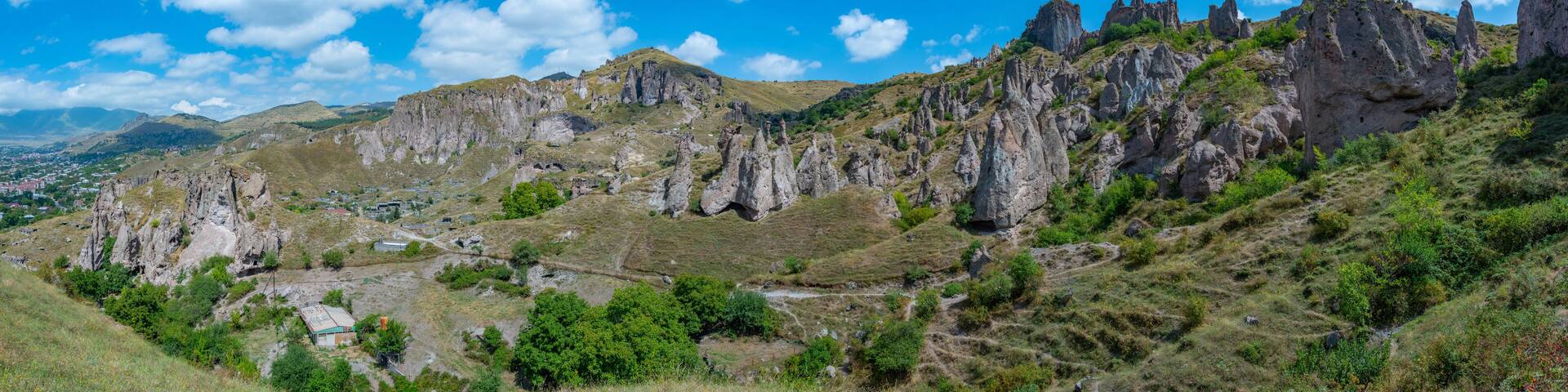 Medieval Goris Cave Dwellings in Armenia