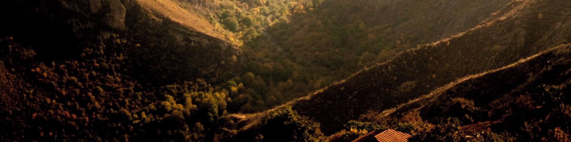 'Close to the Iranian border, Goris is a fascinating terraced town, covered in the dusts of Central Asia. Excellent hub for exploring Tatev Monastery or riding the longest cable car route in the world.'
P.S. This orangeish light falling onto barren rocks sums up Armenian beauty in my mind.