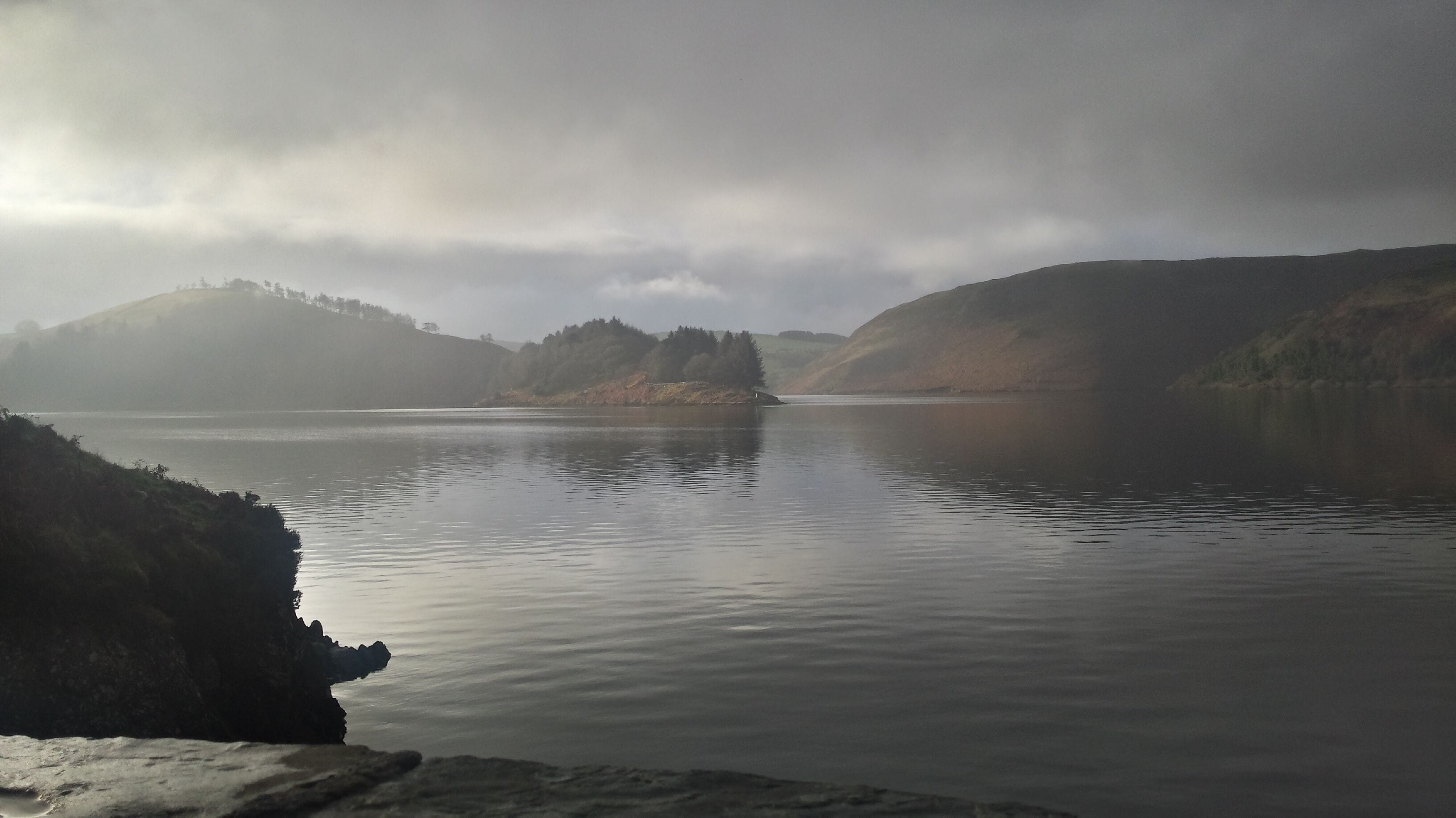 Llyn Clywedog, taken from Bwlch-y-gle.