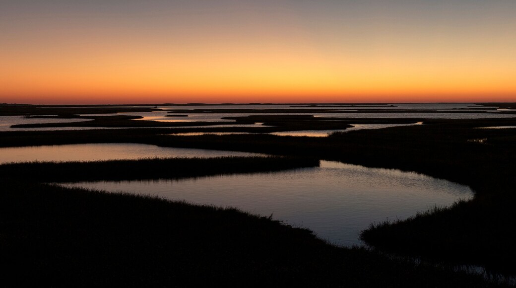 Welder Flats at sunset, San Antonio Bay, Matagorda Island, Texas