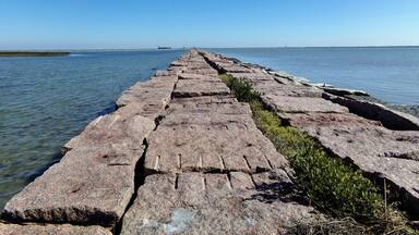 rock jeti in Port O Connor