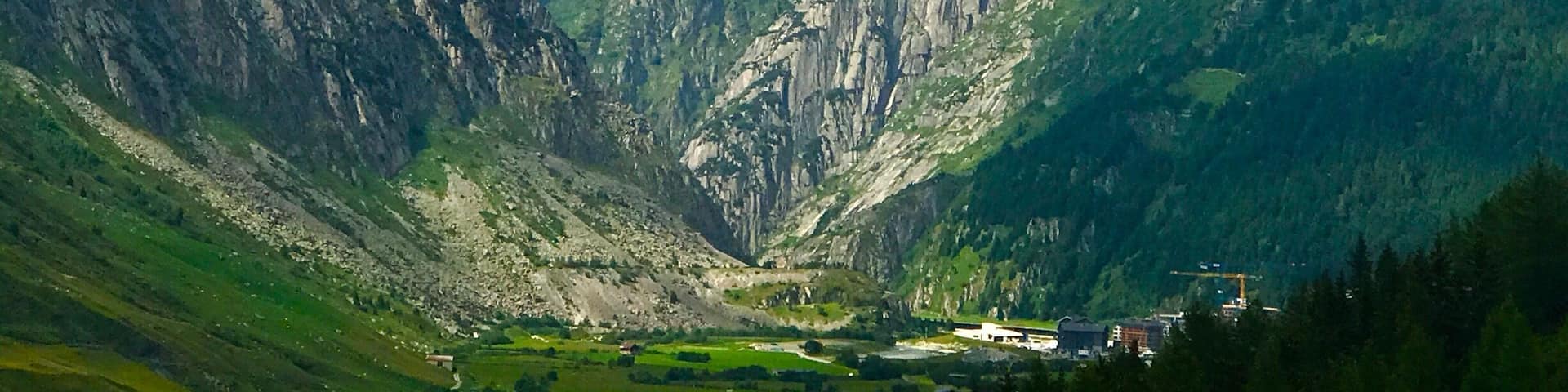 Beautiful mountains and equally breath taking values. This photo is taken from road side car parking after 2 hairpin terns while going to Gotthard pass