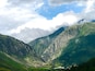 Beautiful mountains and equally breath taking values. This photo is taken from road side car parking after 2 hairpin terns while going to Gotthard pass