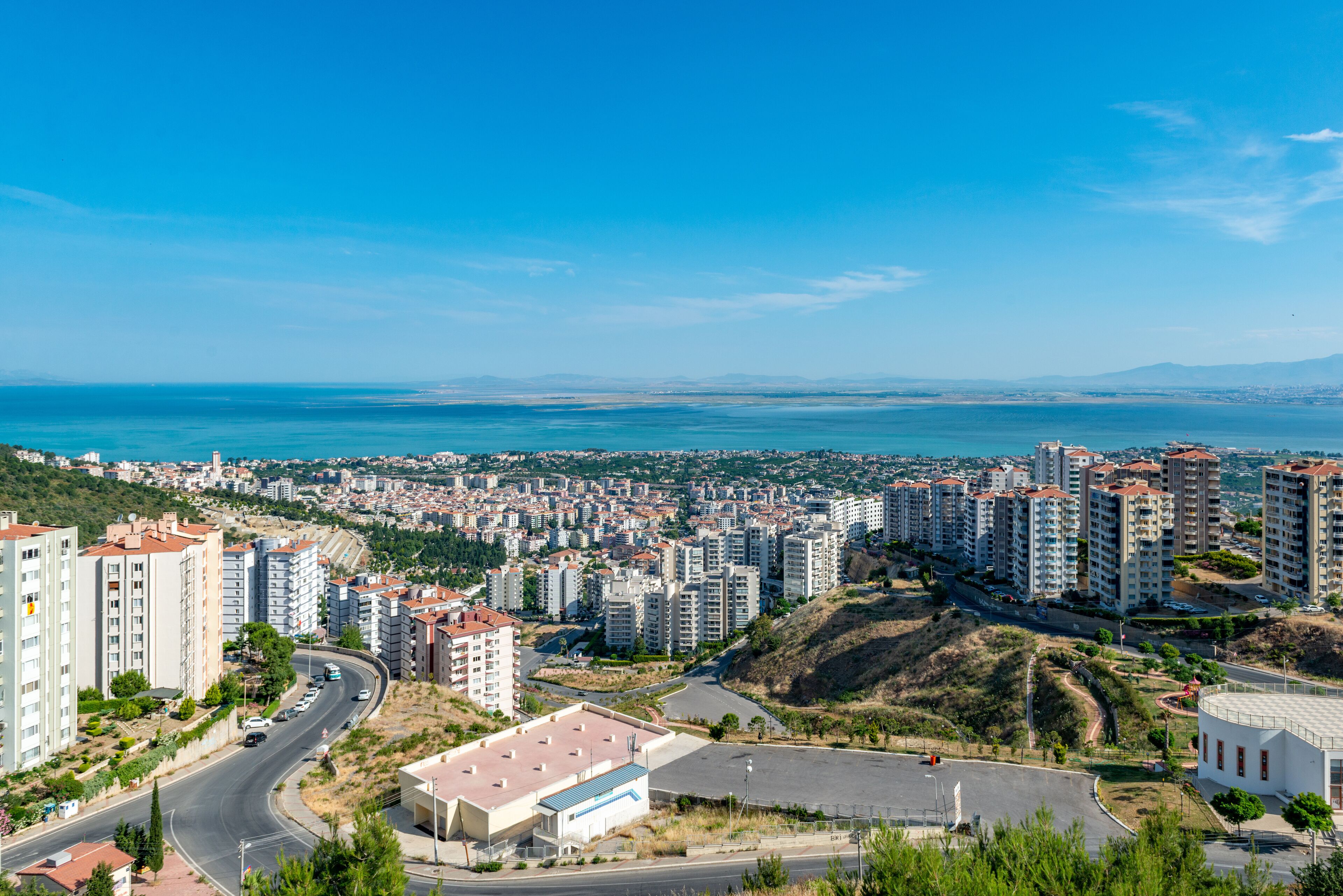 Narlidere, İzmir - Turkey. A Narlidere City View  from Hill.