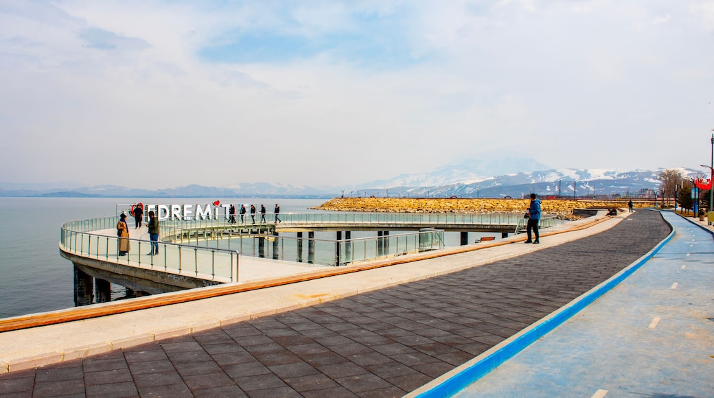 Edremit district of Van province. Beautiful Edremit view in Van, Turkey.