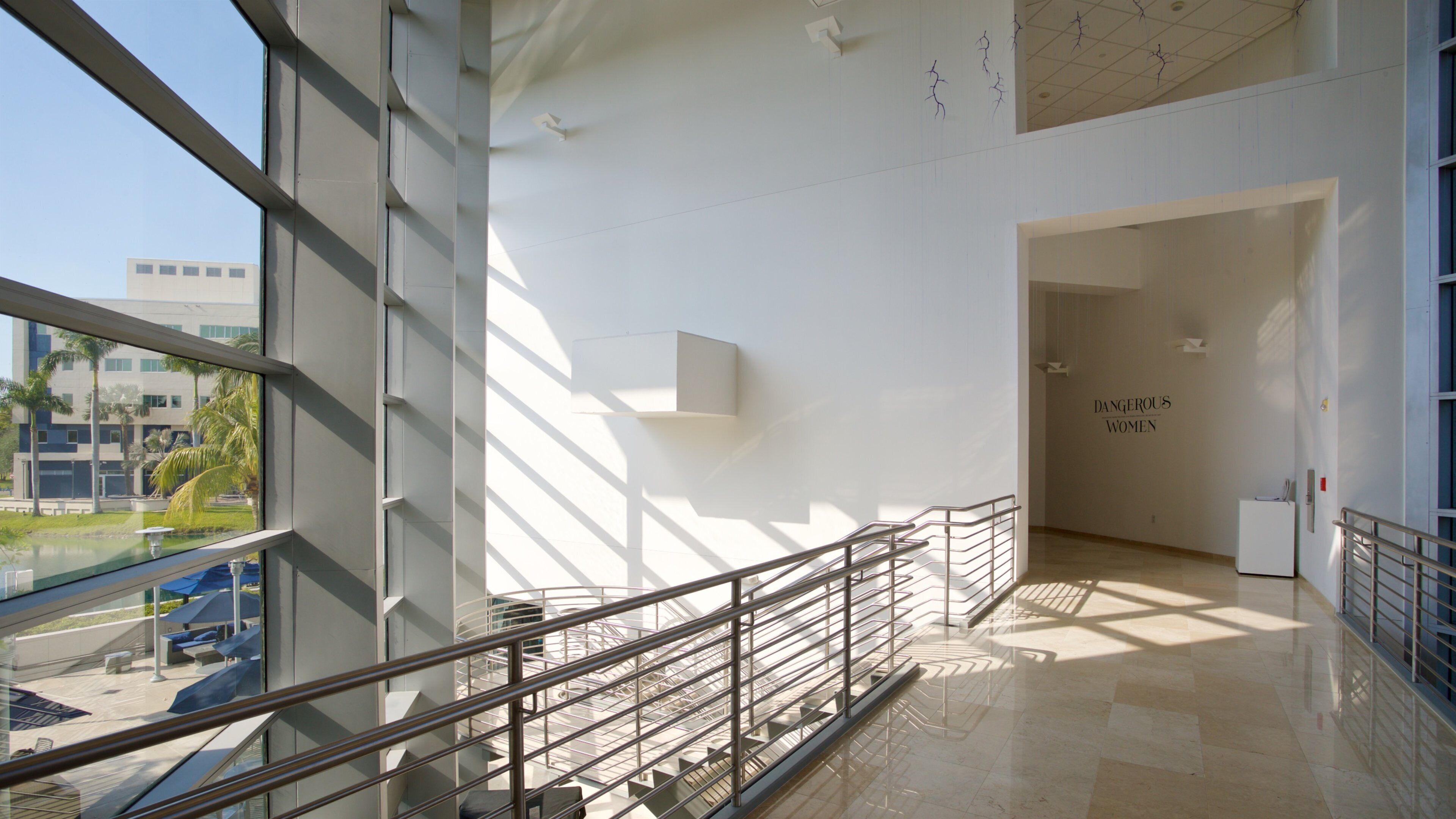 Frost Art Museum which includes interior views