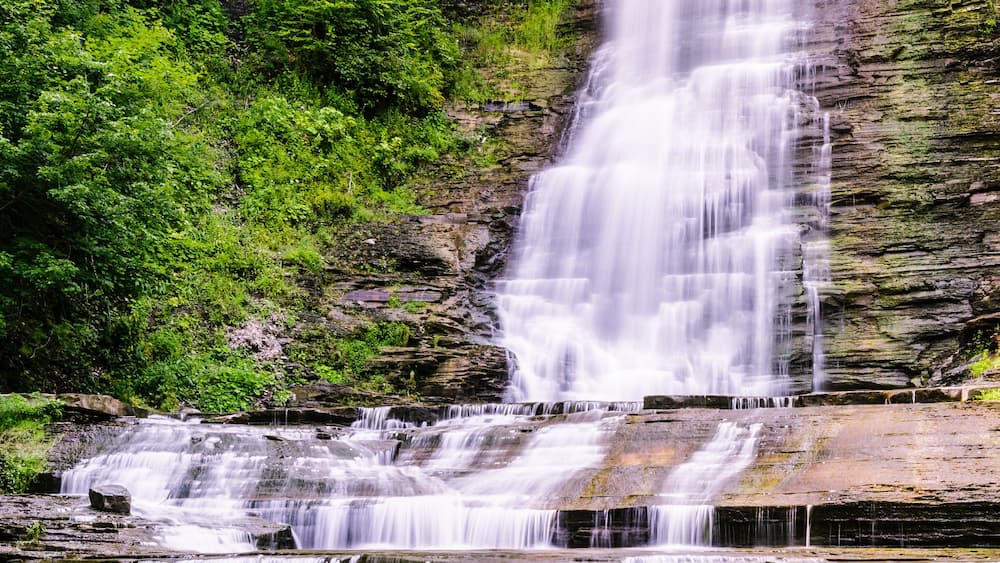 Warsaw Water Falls, Warsaw New York Falls, Warsaw New York