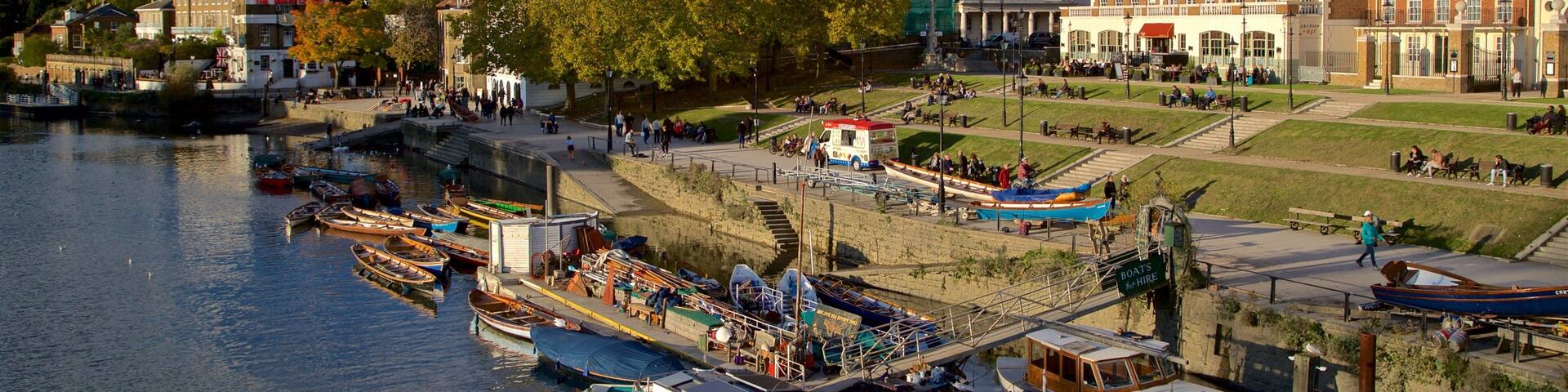 Richmond which includes a river or creek and a bay or harbor