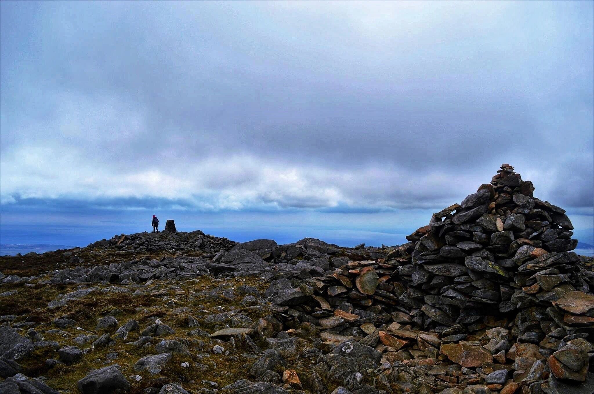 Trig Point (and moi) on Rhinog Fawr #AdventurePacked
