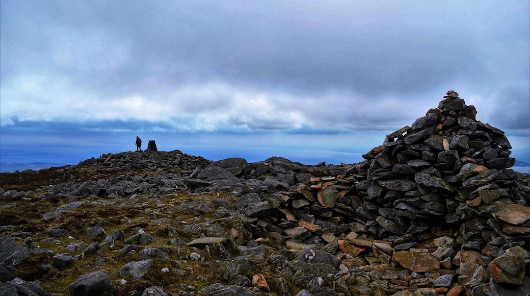 Trig Point (and moi) on Rhinog Fawr #AdventurePacked