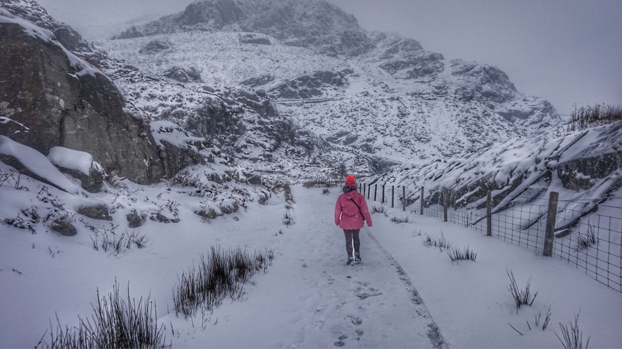 Moelwyn Mawr in the snow