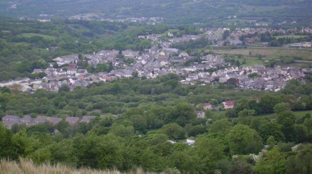 Gwaun-Cae-Gurwen The village of Gwaun-Cae-Gurwen from Mynydd Uchaf.