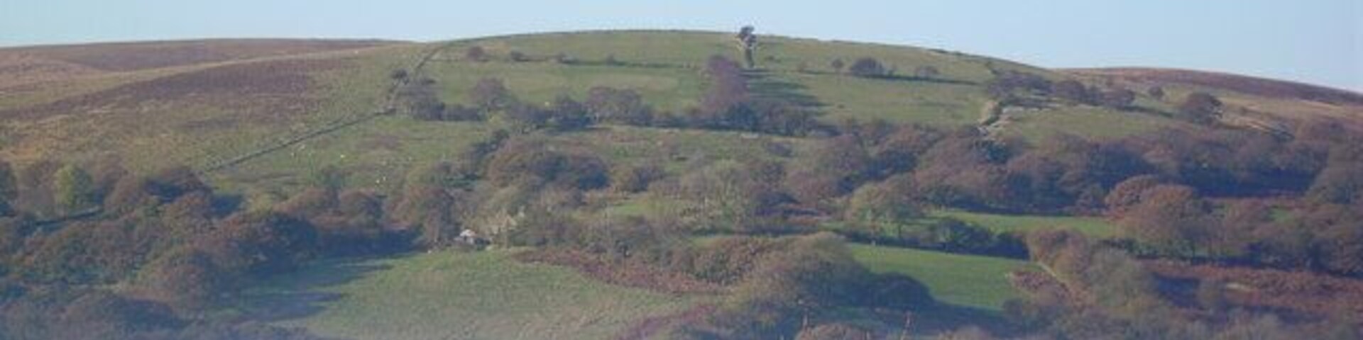 Gelli Fawr farm, Cwmgors This is Gelli Fawr farm in Cwmgors taken from the old Cwmgors brick works. As children we used to call it the old farm and thought it was haunted because of its ruined state.