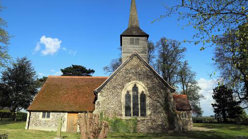 St Mary the Virgin parish church, Stapleford Tawney, Essex, England, seen from the west