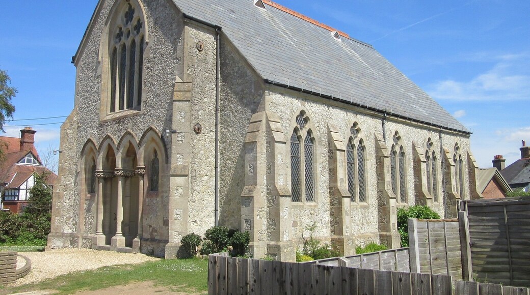 Freshwater United Reformed Church, Guyer's Road, Freshwater, Isle of Wight, England. The chapel was built in the late 19th century for Congregationalists.