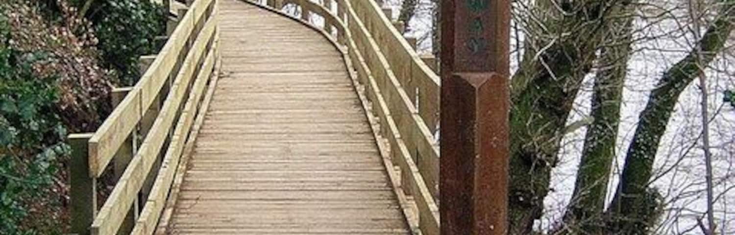 Clyde Walkway Near Crossford. New section of Clyde Walkway north of Crossford