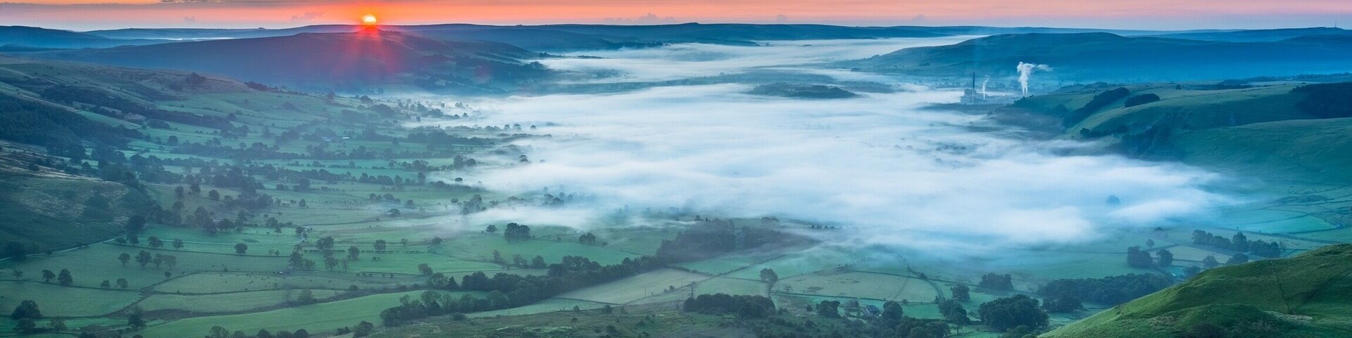 Sunrise from mam tor 2/9/17