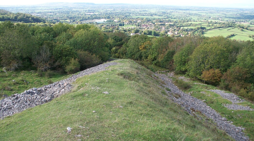 View from the Iron Age hillfort at Dolebury Warren